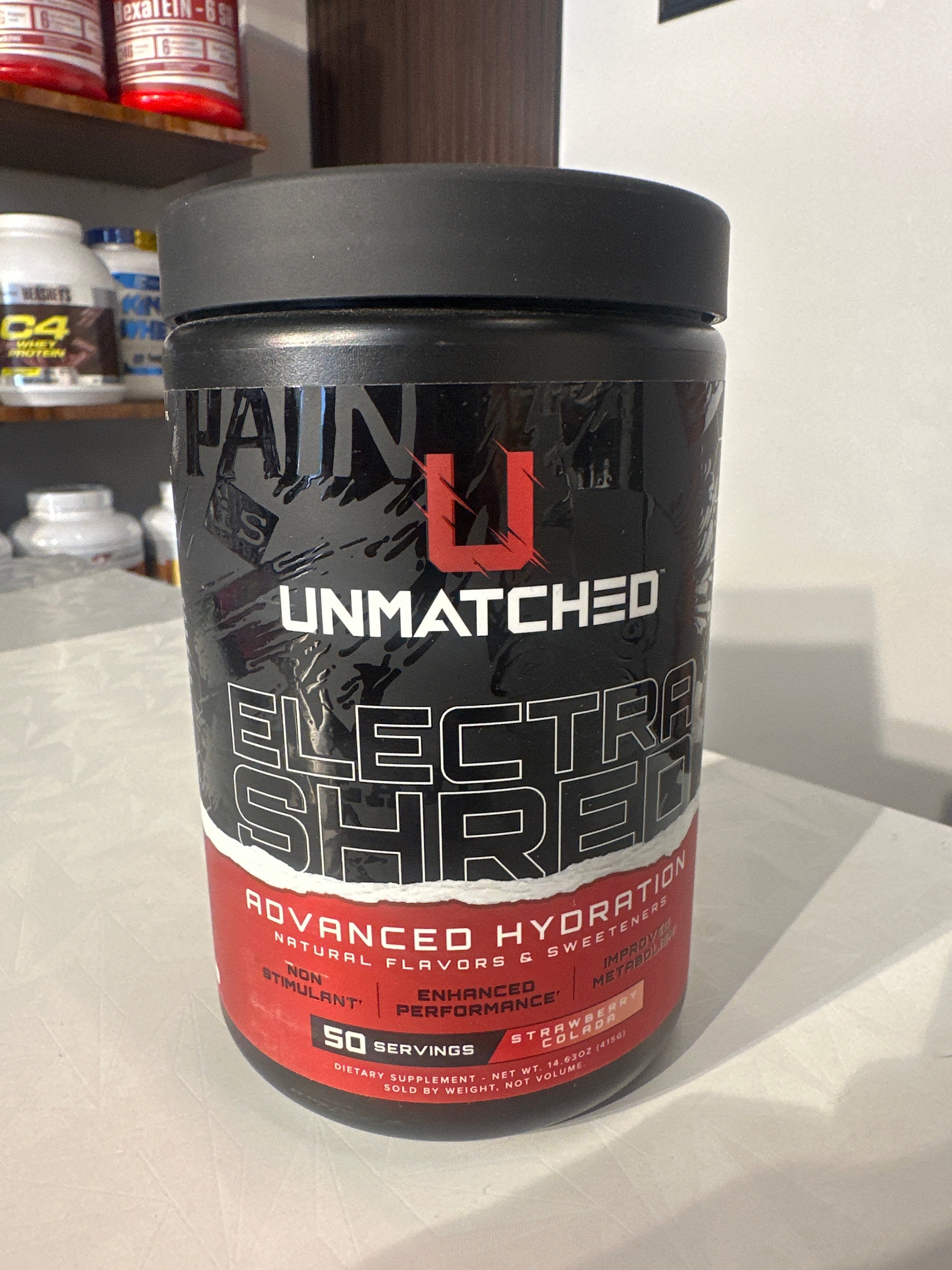 Unmatched Electra Shred 50 Servings | Electrolytes, Taurine & L-Carnitine Hydration Formula