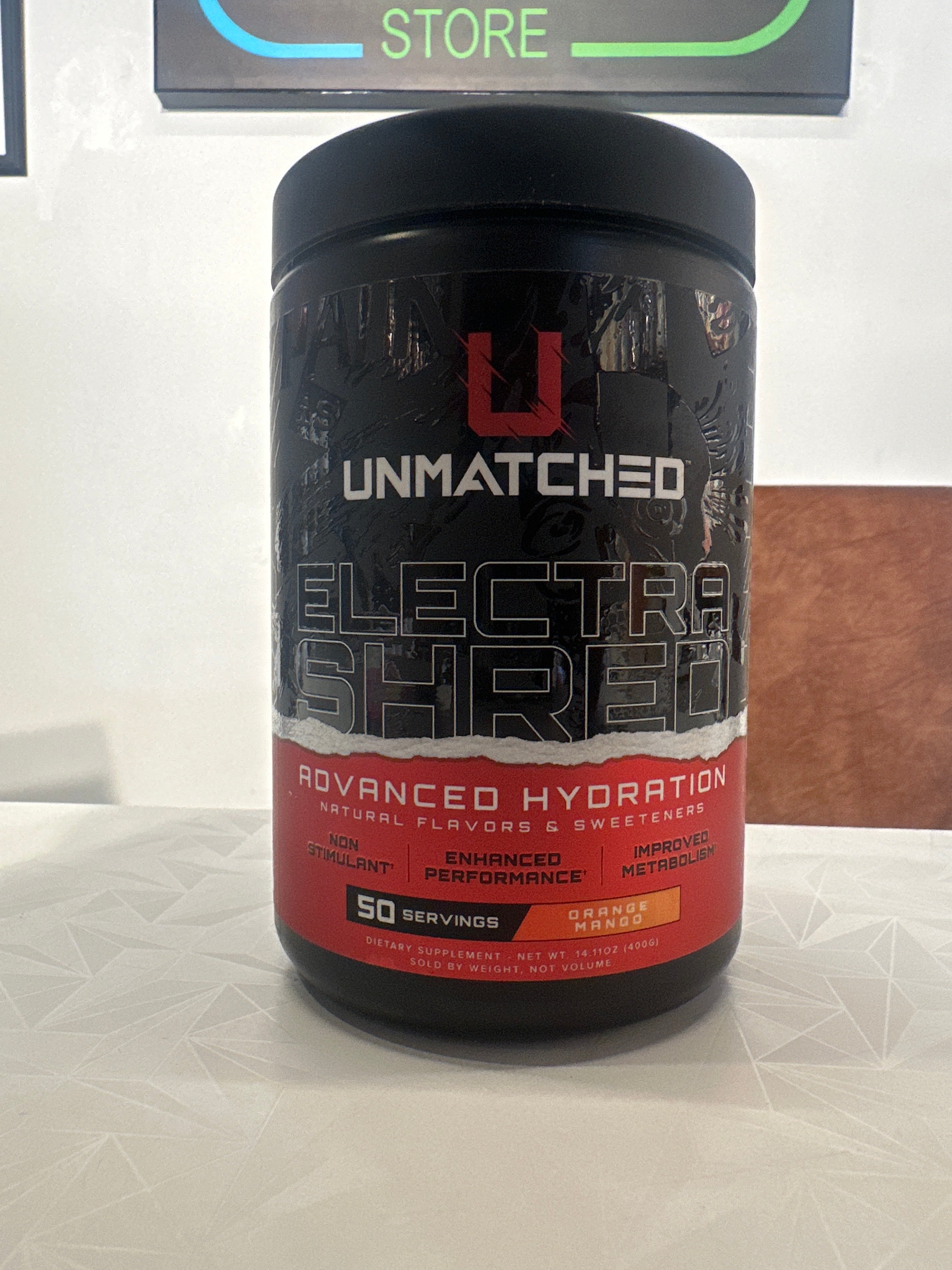 Unmatched Electra Shred 50 Servings | Electrolytes, Taurine & L-Carnitine Hydration Formula