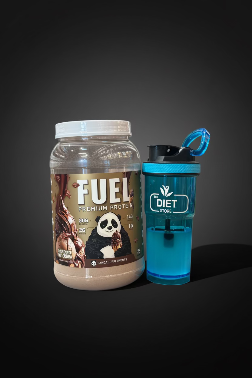 Panda Fuel Premium Protein Powder | 30g Multi-Phase Whey Blend with Casein & Collagen – Delicious Flavors