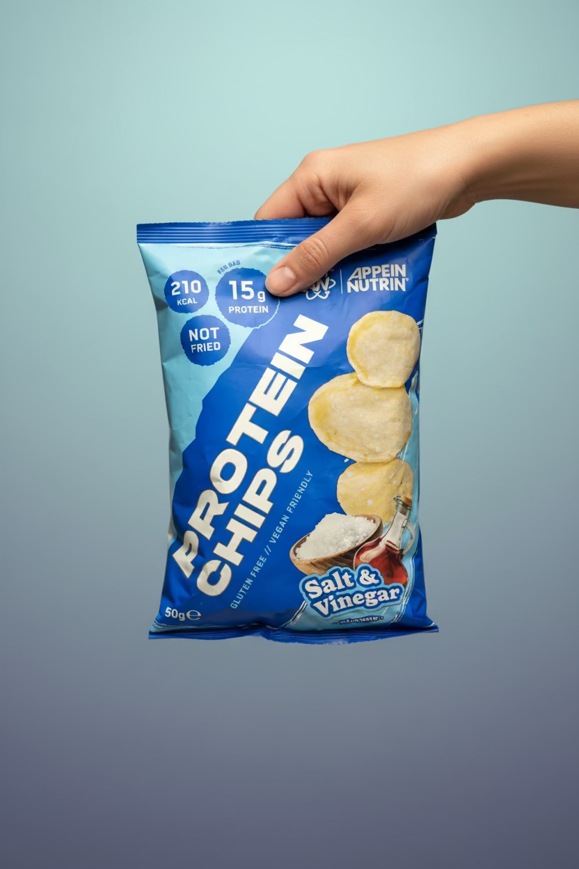 Applied Nutrition Protein Chips | High Protein Snack | Crispy & Delicious | Low Sugar | Guilt-Free Snacking