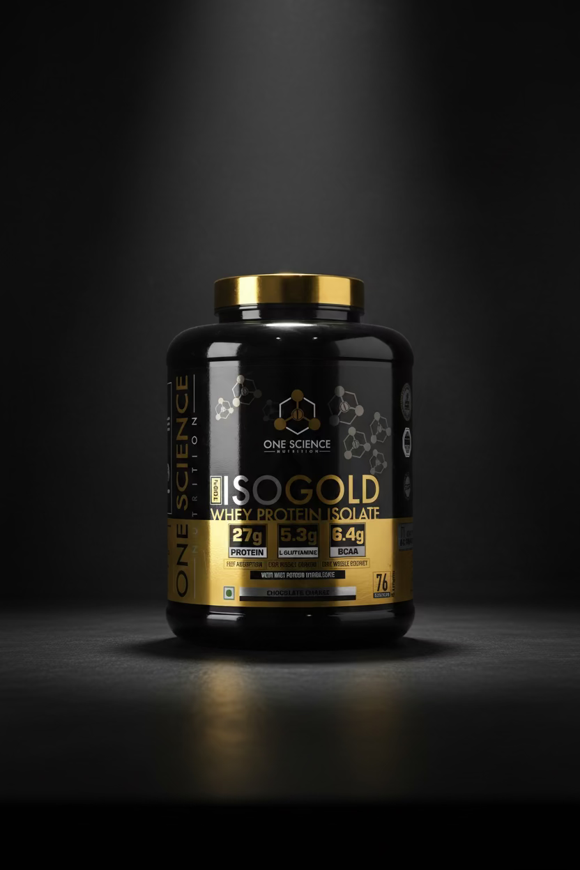 One Science IsoGold 100% Whey Protein Isolate - Chocolate Charge (76 Servings)