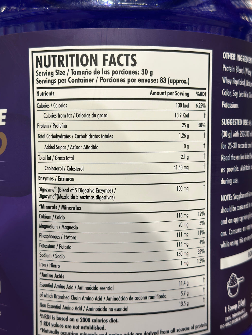 AR Isolate Whey Protein