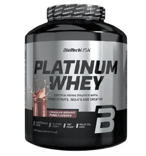 BioTech USA Platinum Whey 2000g Chocolate Brownie Fudge
