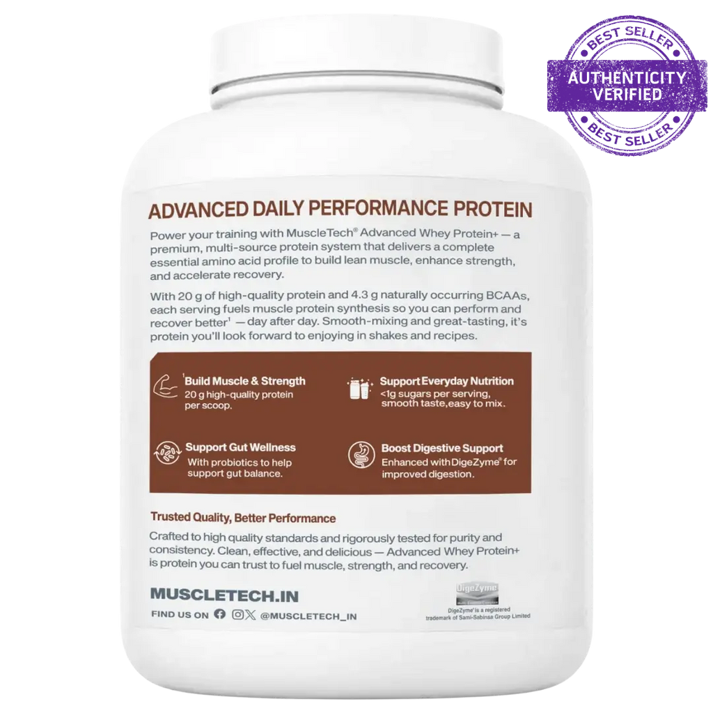 Muscletech™ Advanced Whey Protein+ Protein Powder, Whey Protein Advanced Daily Performance Protein